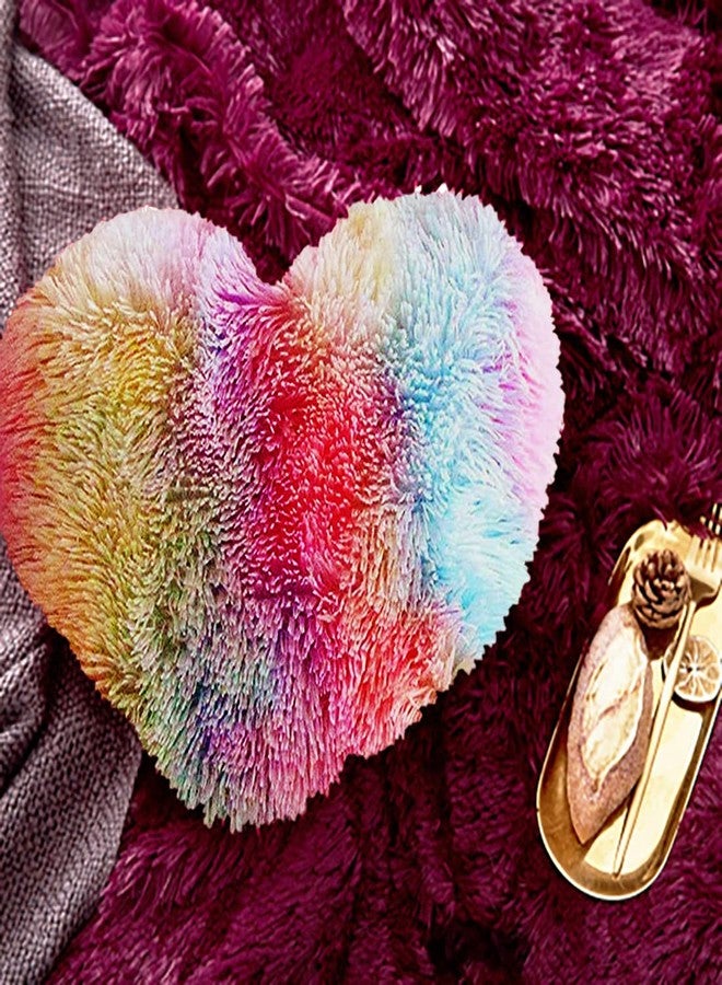 PICKKART Love Heart Pillow, Small Size 12 x 12 Inch (Multicolor) - Image 2
